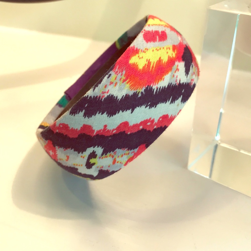 Chic fabric bangle bracelet